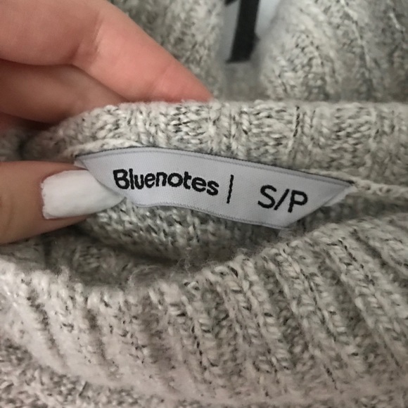 🦊 3 for $20 Bluenotes Grey Sweater Dress - Picture 3 of 6